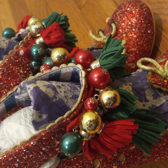 PRINCESS PROMISE Irregular Choice, Size 42, Heels W/ Glitter, US 10/11 - Picture 9 of 9